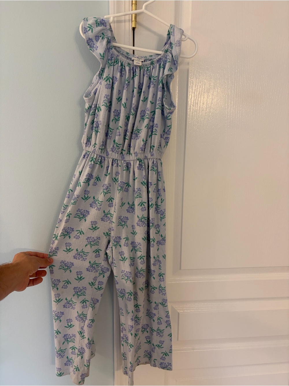 Crewcuts Lavender Floral Girls' Jumpsuit
